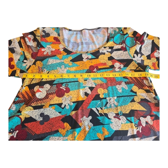 LuLaRoe Disney Mickey Mouse Top Size Large Multi Colored - Picture 7 of 10
